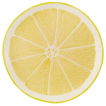 LEMON, CHARGER PLATE