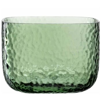 VASE "MARTELLO" GREEN, H:13 CM