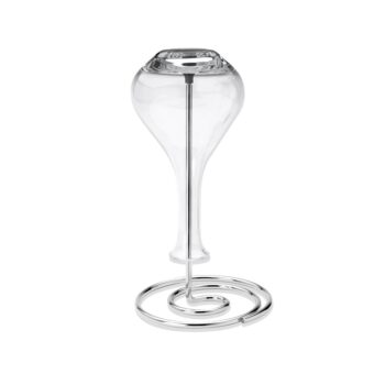 REVOLUTION DECANTER DRAINER, NICKEL-PLATED
