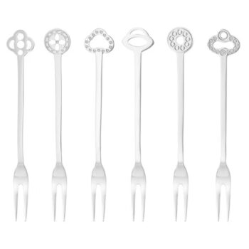 LIVING, SET OF 6 S/S FORKS NEW ORIENTAL