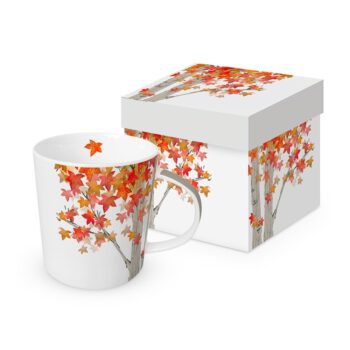 TREND MUG - GIFT BOXED "LEAVES ARE FALLING"
