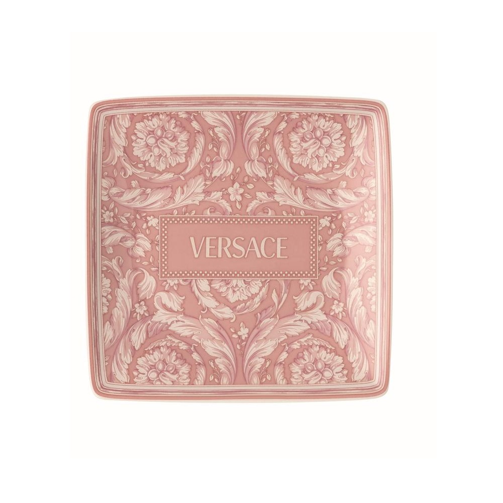 BAROCCO ROSE, SQUARE FLAT BOWL, 12 CM