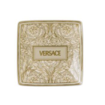 BAROCCO BEIGE, SQUARE FLAT BOWL, 12 CM