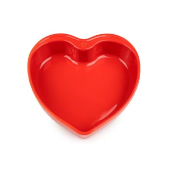 APPOLIA, HEART DISH, RED