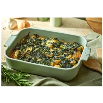 APPOLIA, RECTANGULAR BAKER, SAGE GREEN 32 CM