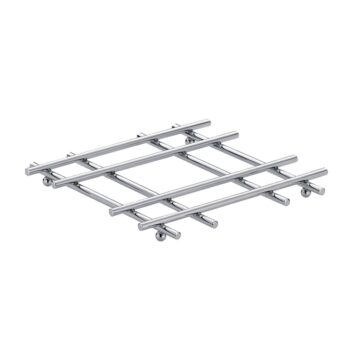 S/S BASE FOR POTS & SERVEWARE "CARO" 21 X 21 CM