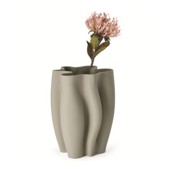 FLOREE VASE, CERAMIC, 3D PRINTED H:28 CM