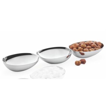 PEBBLES BOWL TRIO, STAINLESS STEEL, MIRROR POLISHED