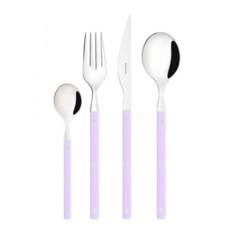 ALLEGRA LILAC CUTLERY SET OF 24 PIECES
