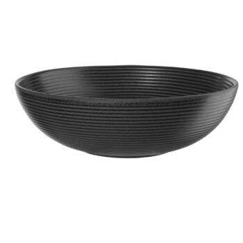 KITCHEN'ART, BOWL BLACK, D:29.5 CM, H:9 CM