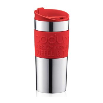 TRAVEL MUG VACUUM RED SMALL, 0.35 LT