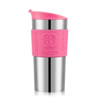 TRAVEL MUG VACUUM PINK SMALL 0.35 LT