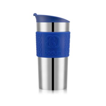 TRAVEL MUG VACUUM BLUE SMALL 0.35 LT