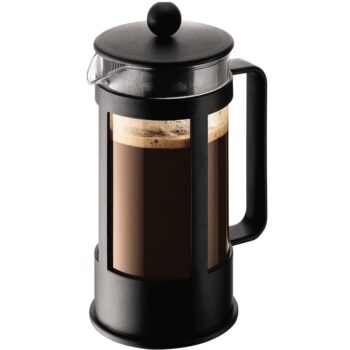 KENYA FRENCH PRESS COFFEE MAKER 3-CUP, 0.35 LT BLACK