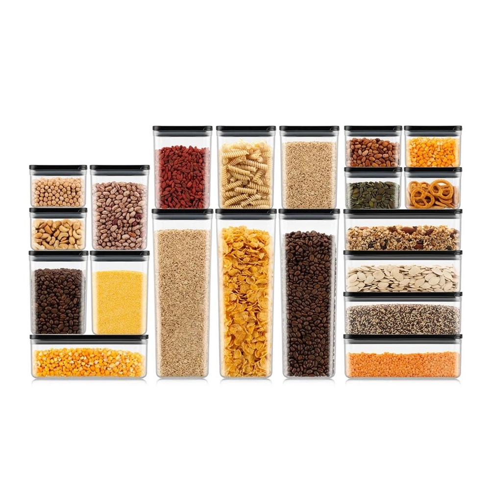 CANTEEN SET OF 20 STORAGE JARS, 5 PCS X1 LT / 6 PCS X1.2 LT / 6 PCS X 0.5 LT / 3 PCS X 2.6 LT