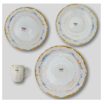 POLAR BROWN, SET OF 48 PIECES