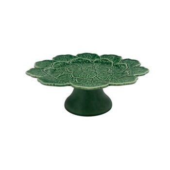 GERANIUM GREEN, CAKE STAND D:33 CM