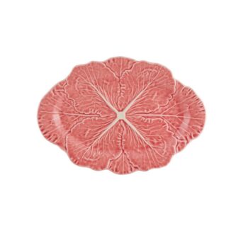 CABBAGE PINK, SMALL OVAL PLATTER