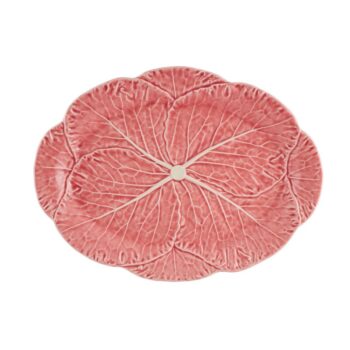 CABBAGE PINK, LARGE OVAL PLATTER