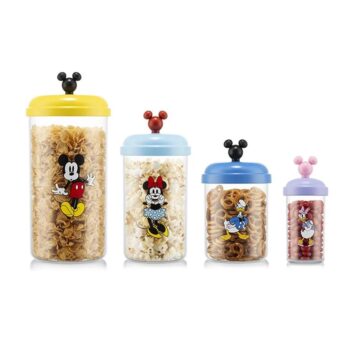 CHAMBORD SET, STORAGE JARS, DISNEY-MICKEY & FRIENDS