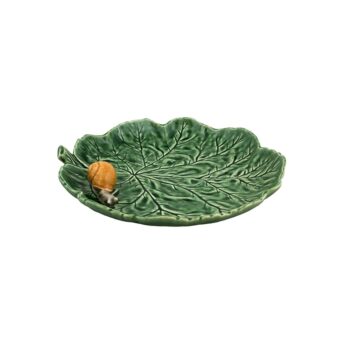 GERANIUM GREEN, LEAF WITH NATURAL SNAIL