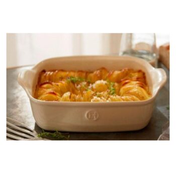 SQUARE BAKING DISH W.HANDLES "ULTIME", ARGILE 23 X 23 CM