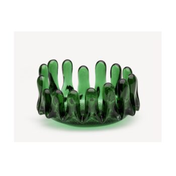 SUNFLOWER BOWL EMERALD GREEN D:75 MM
