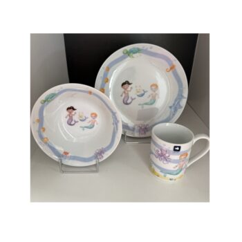 "SEA", 3-PCS CHILDREN DISHES SET, GIFT-BOXED
