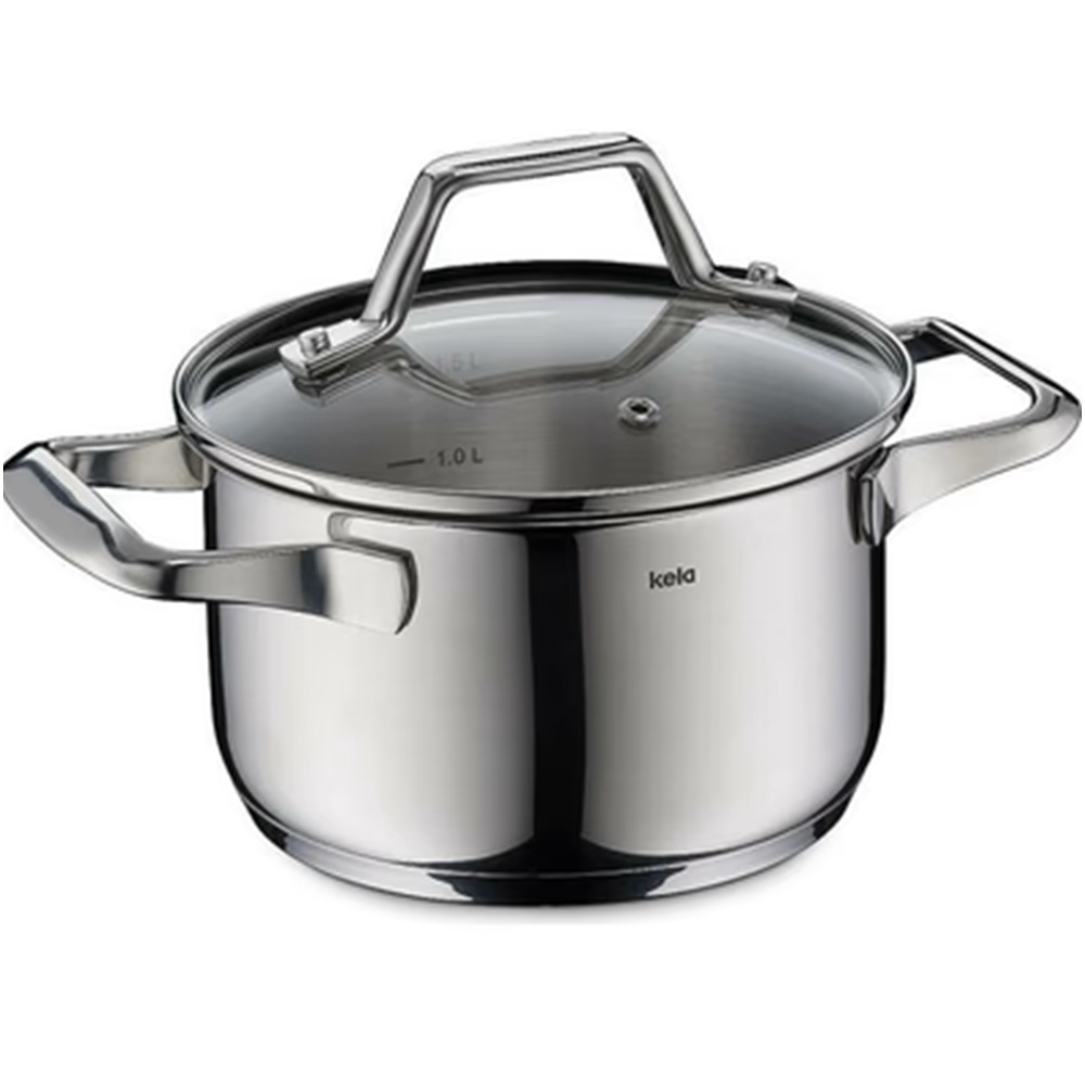 LUCCA, COVERED SAUCE POT D:24 CM, H:13.5 CM, 5.3 LT