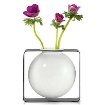FLOAT VASE ROUND H:16.5 CM