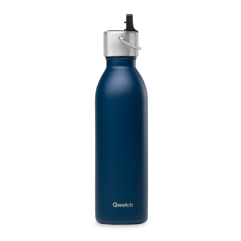 ACTIVE INSULATED BOTTLE, S/STEEL, NAVY BLUE MATT 600 ML